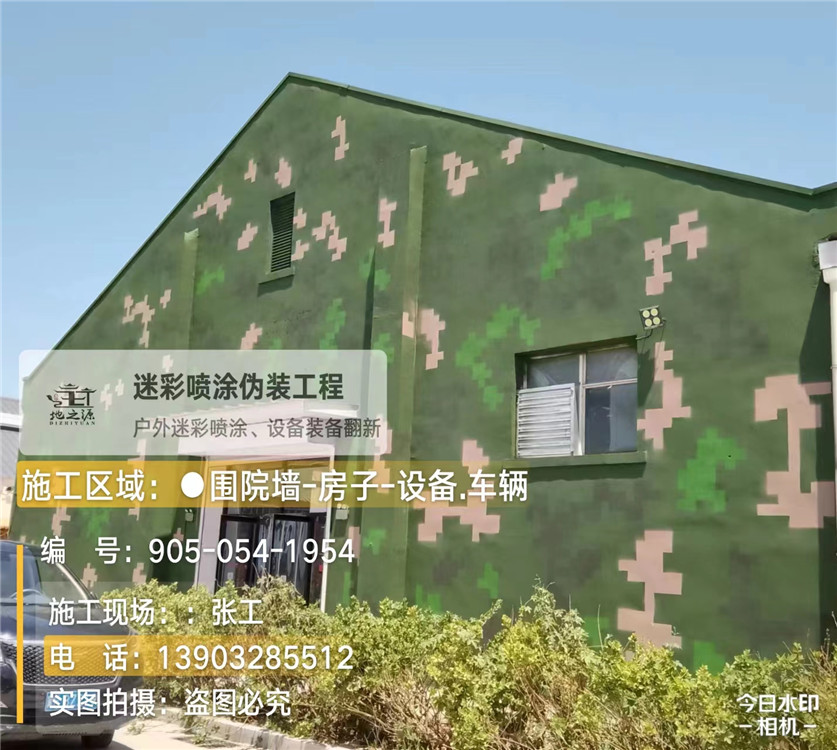 北碚外墙数码迷彩漆施工报价清单(100㎡标准墙面测算)